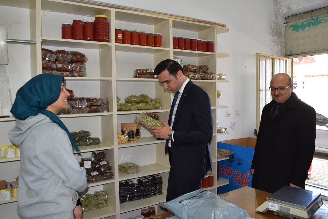 KADIN GİRİŞİMCİLERE  KAYMAKAMDAN TAM DESTEK