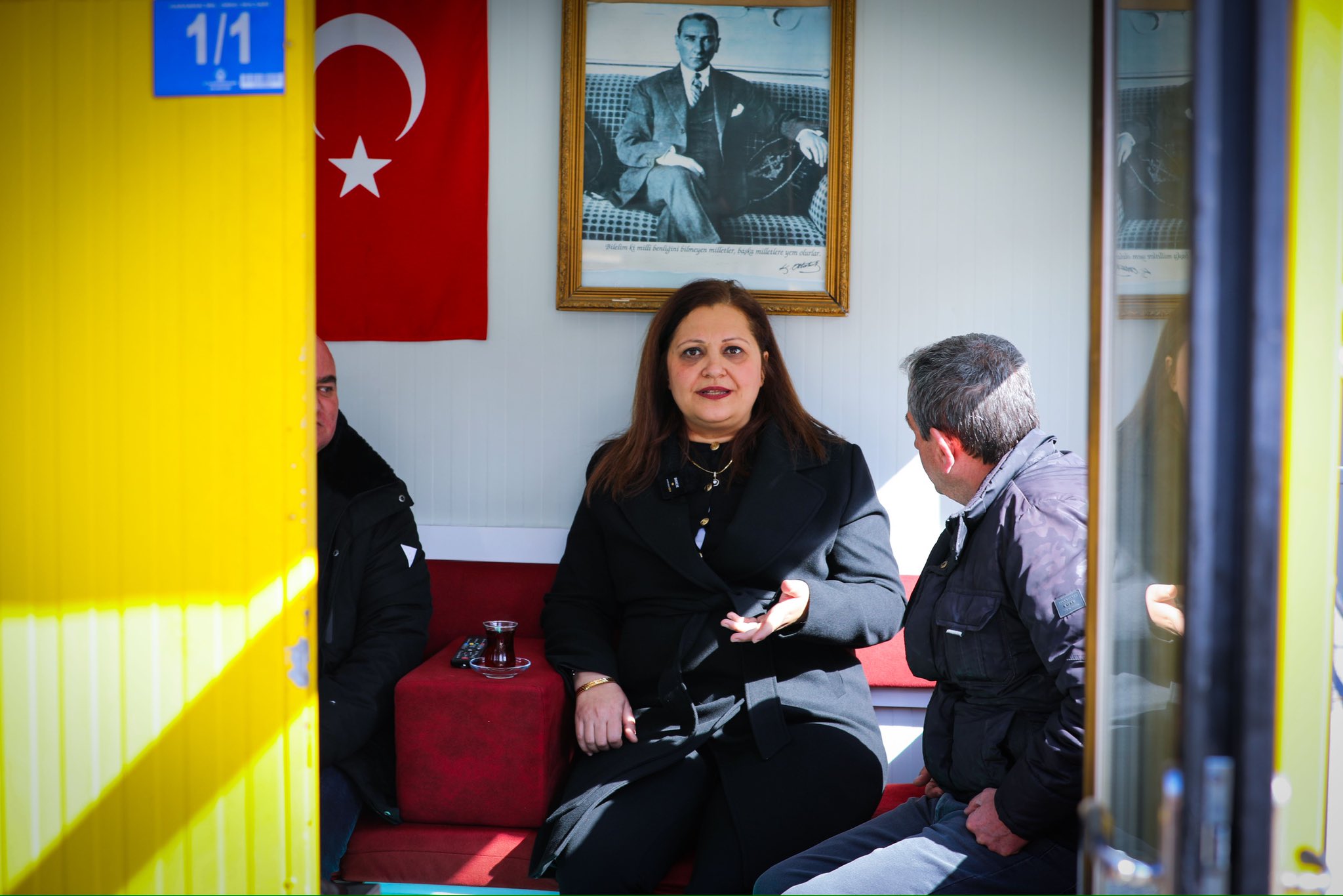 ESNAF ÇAYINA HAYIR DEMEDİ  KÖKSAL TALEPLERİ YERİNDE DİNLEDİ
