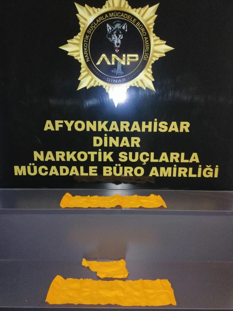 PEÇETEYE EMDİRİLMİŞ UYUŞTURUCU MADDE ELE GEÇİRİLDİ