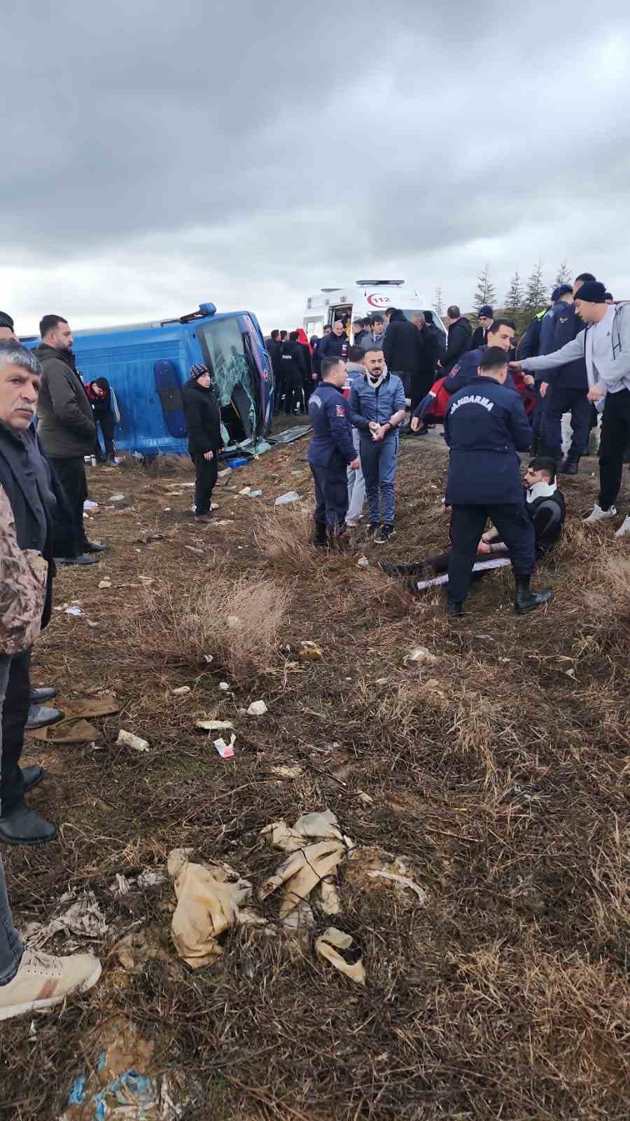 Devrilen Cezaevi Aracındaki Yaralanan Jandarma ve Mahkumların İsimleri Belli Oldu