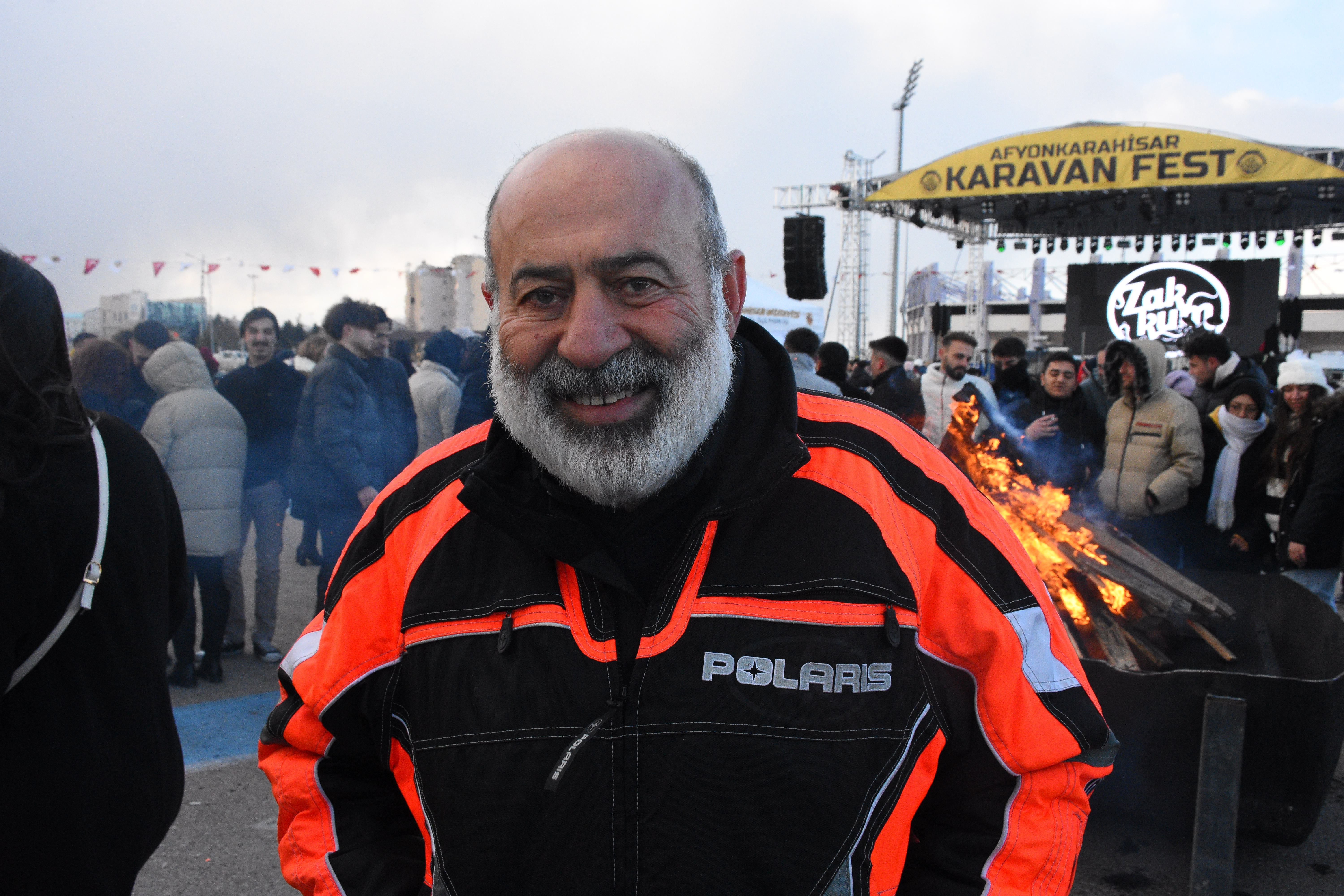 Afyonkarahisar'da "3. KaravanFest"in Kamp Ateşi Yakıldı