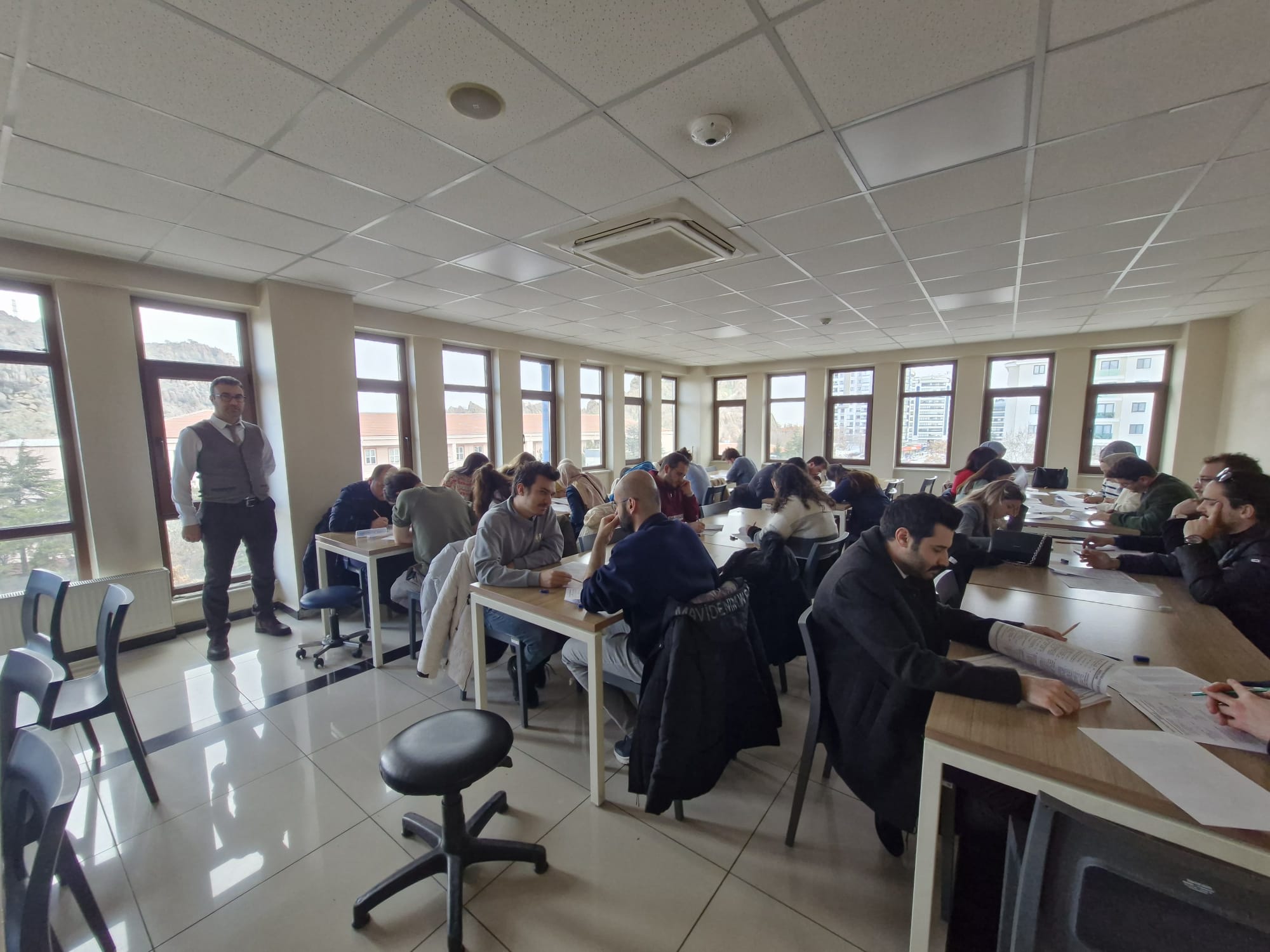 İl Sağlık Müdürlüğü'nde Aday Memurlar İçin Sınav Yapıldı
