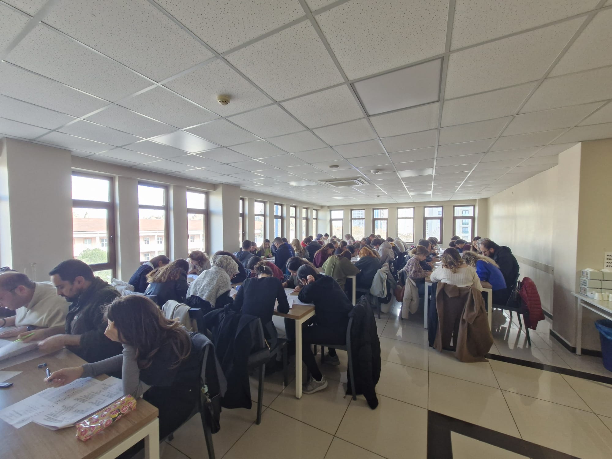 İl Sağlık Müdürlüğü'nde Aday Memurlar İçin Sınav Yapıldı