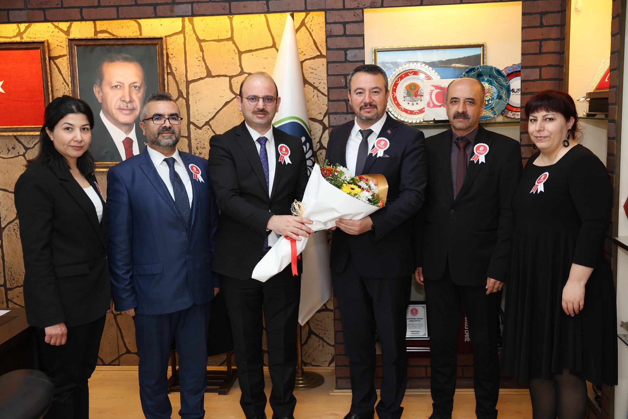 Vergi Dairesi Müdürü Hoşgönüllü'den, Başkan Öztaş'a Ziyaret