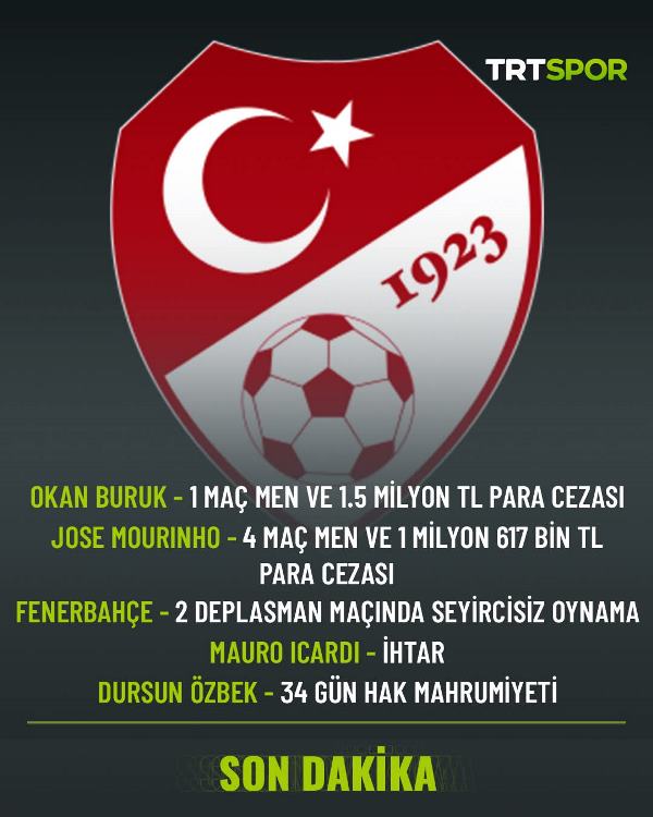 FUTBOL DÜNYASINDA CEZALAR YAĞDI!