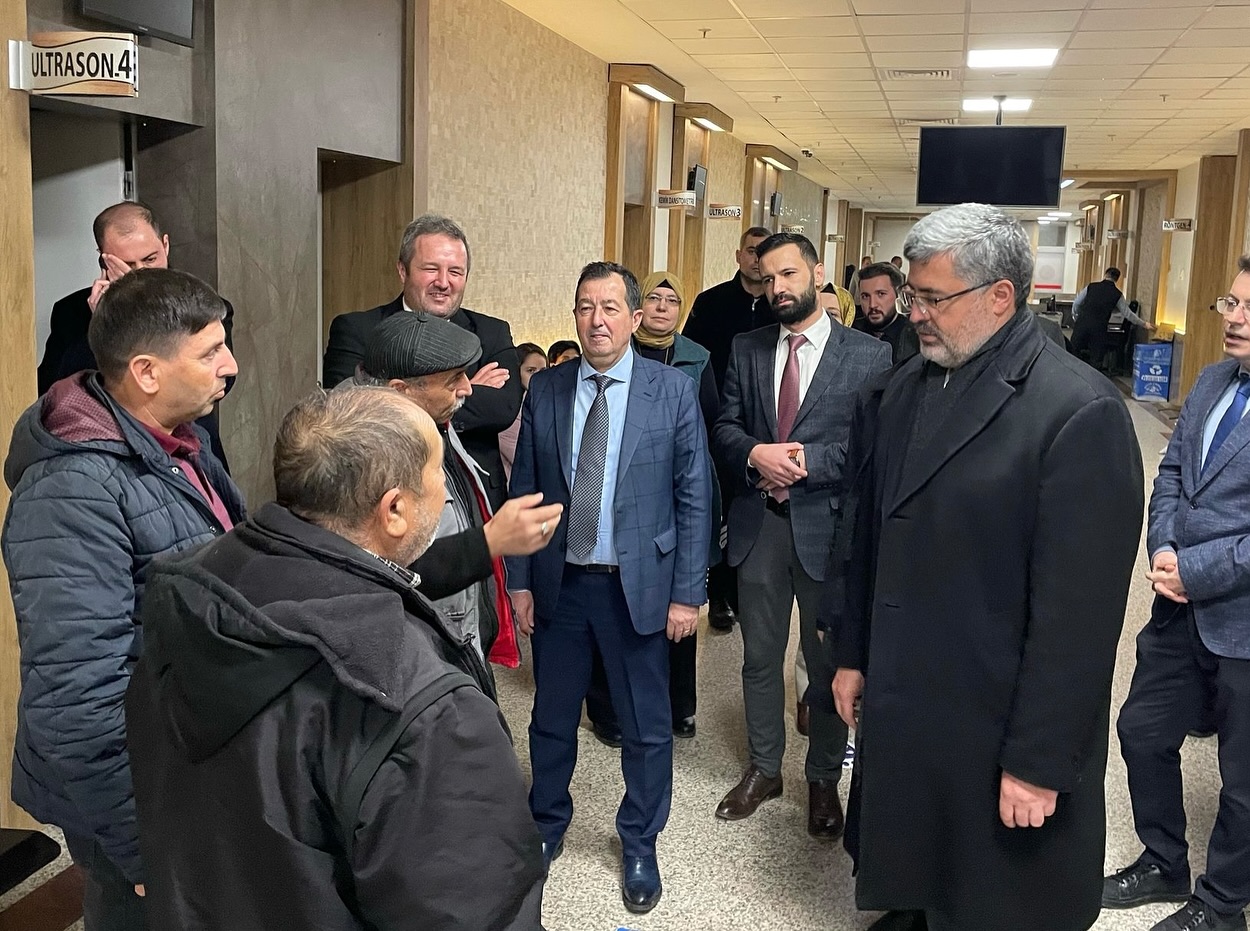 ÖZKAYA DEVLET HASTANESİ’Nİ ZİYARET ETTİ