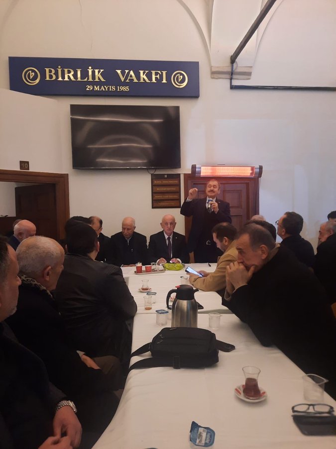 VEYSEL EROĞLU BİRLİK VAKFI’NIN  İFTAR PROGRAMINA KATILDI