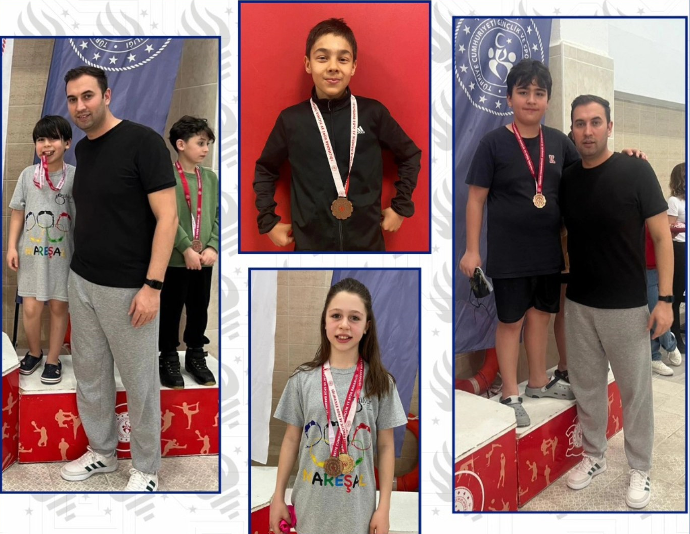 MİNİKLER VE KÜÇÜKLER YÜZME  YARIŞLARINDA TED AFYON KOLEJİ FARKI