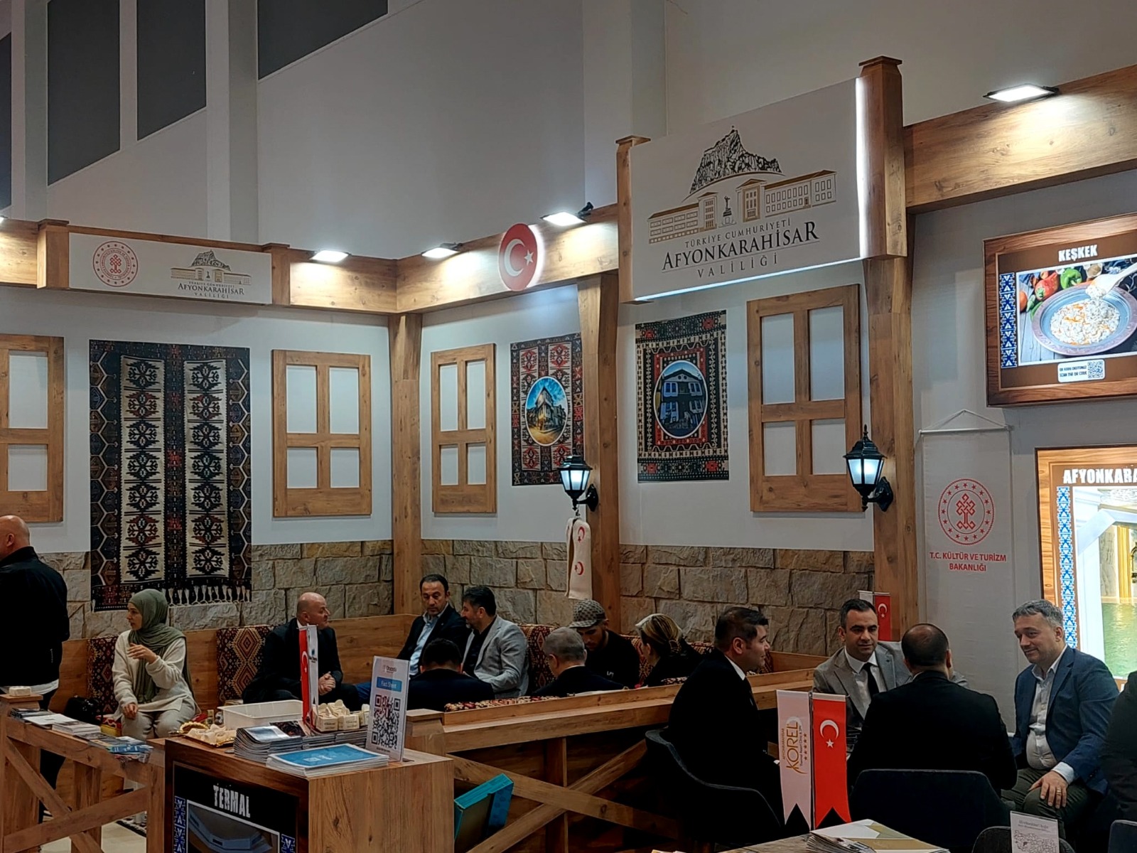 ITB BERLİN FUARI'NDA  AFYONKARAHİSAR YOĞUN İLGİ GÖRÜYOR