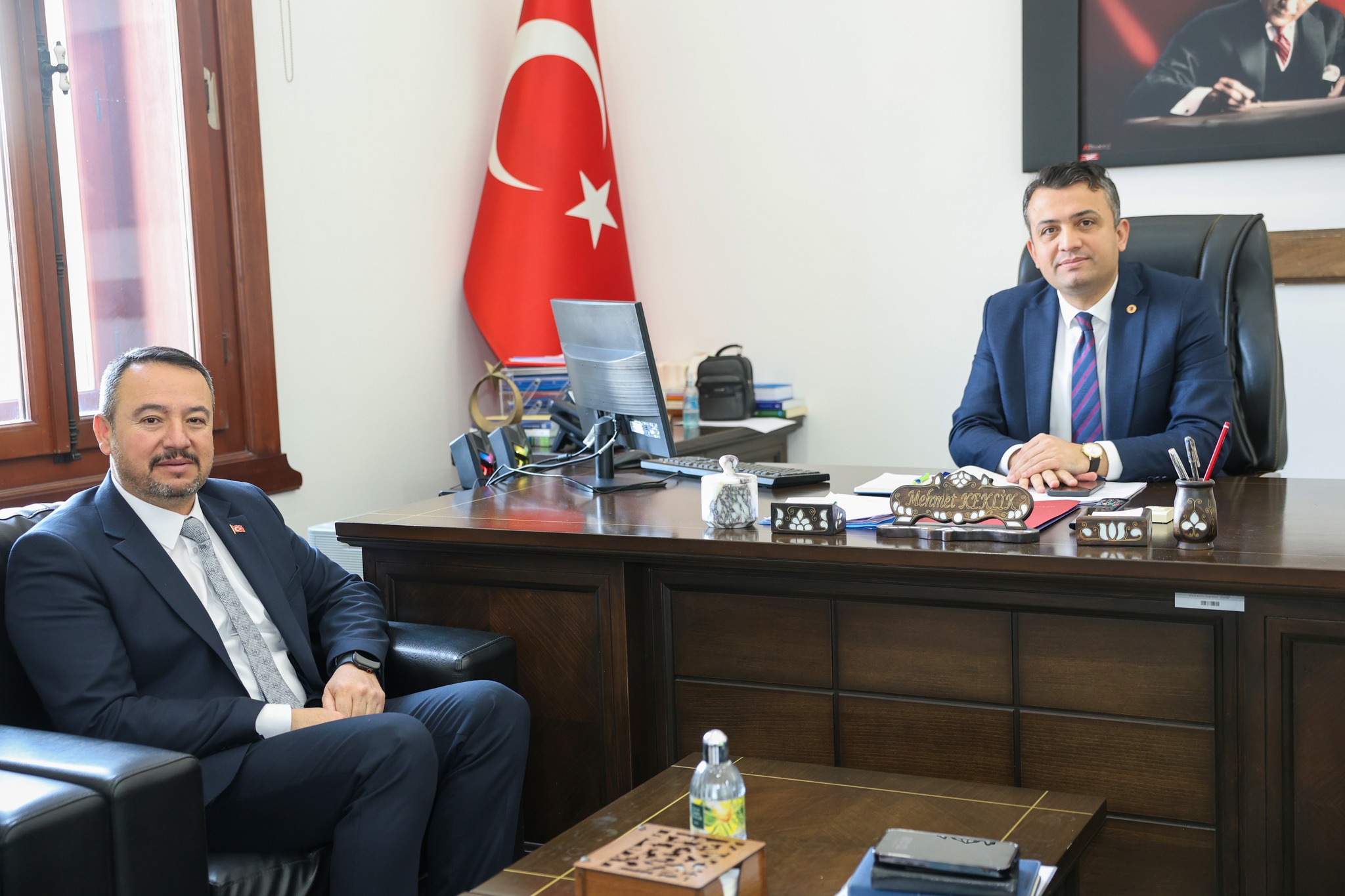 BAŞKAN ÖZTAŞ’TAN  VALİ YARDIMCISI KEKLİK’E ZİYARET