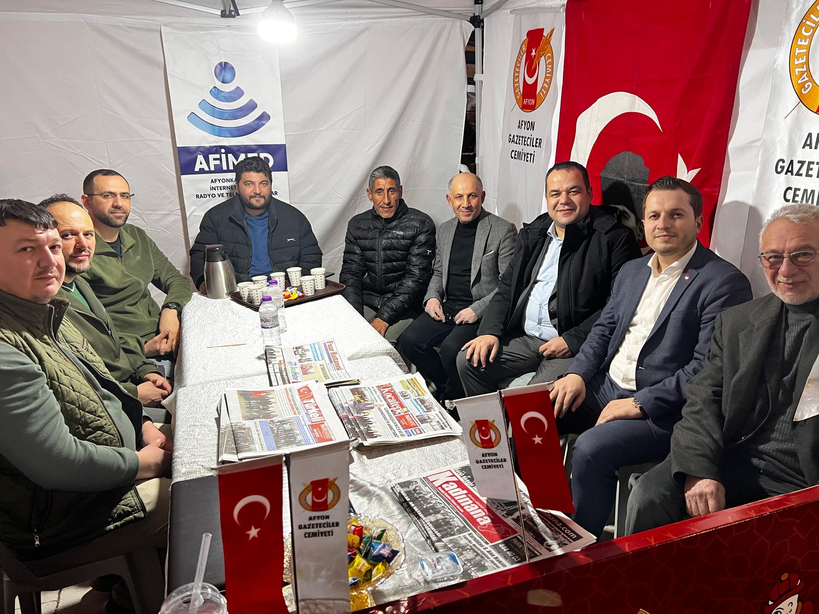 SP İL BAŞKANI KARATAŞ’TAN AGC ÇADIRINA ZİYARET