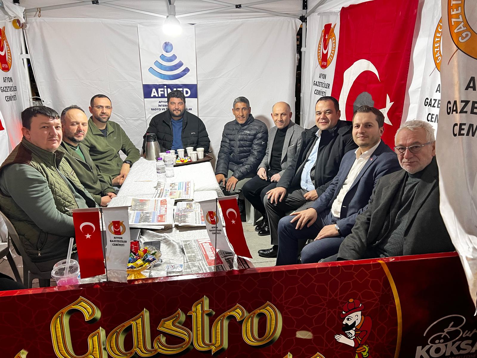 SP İL BAŞKANI KARATAŞ’TAN AGC ÇADIRINA ZİYARET