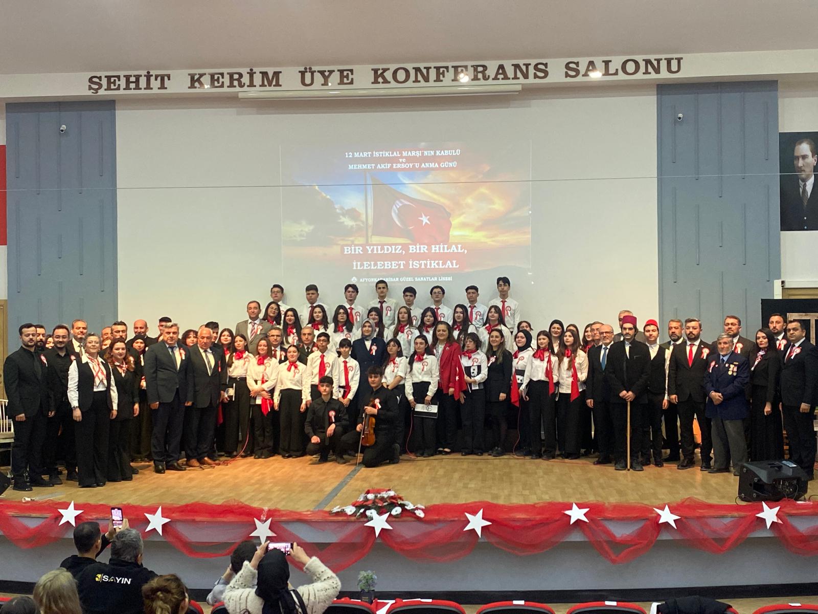 Afyon’da 12 Mart İstiklal Marşı’nın Kabulü Kutlandı
