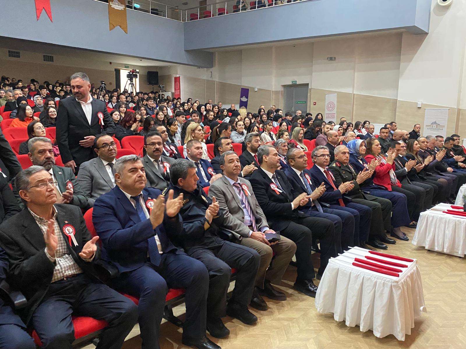 Afyon’da 12 Mart İstiklal Marşı’nın Kabulü Kutlandı