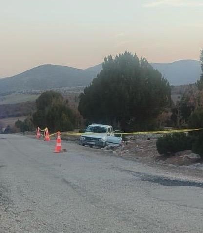 Afyon'da Takla Atan Otomobilin Sürücüsü Hayatını Kaybetti