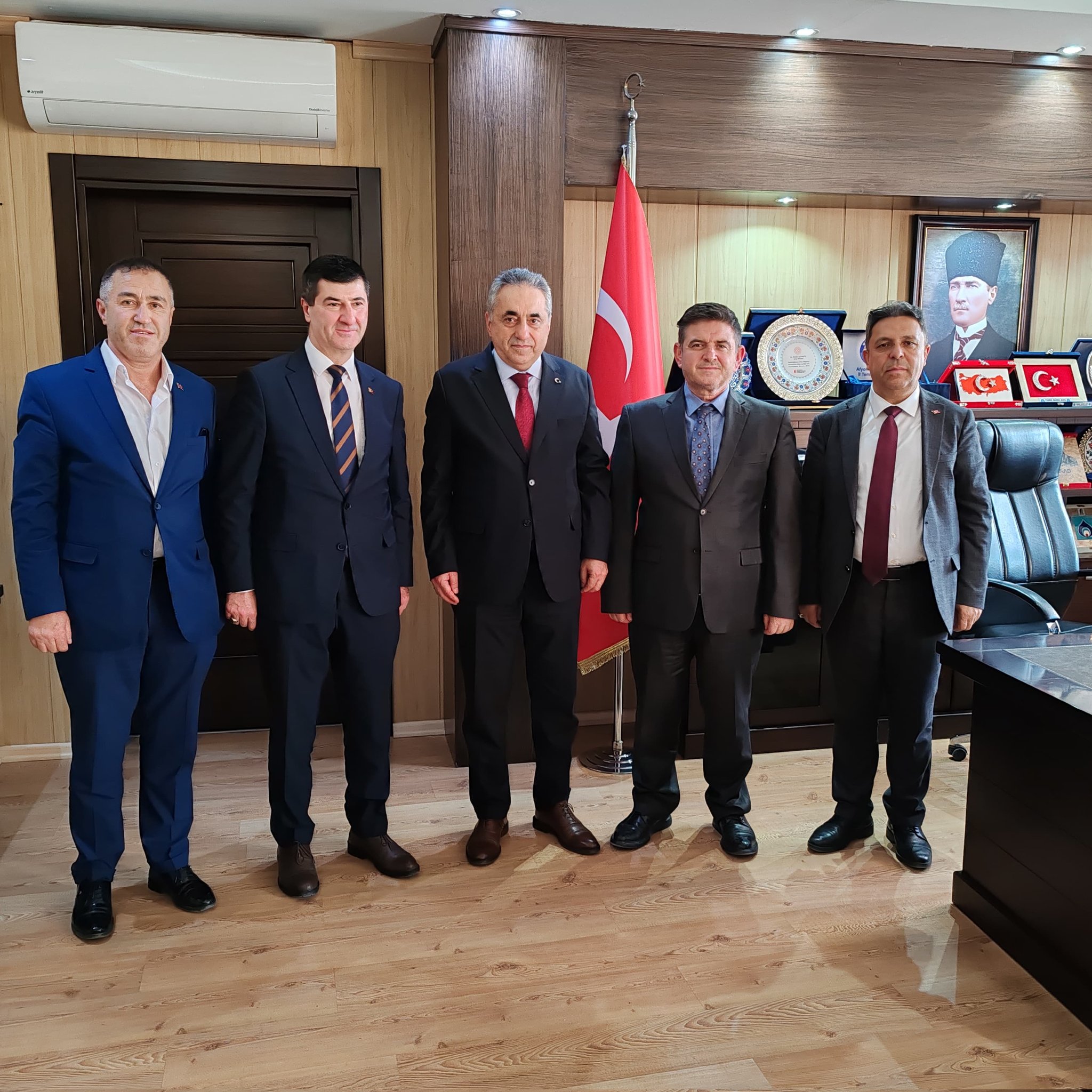 GENEL BAŞKAN GÜNEY’DEN  DEFTERDAR GÜNDÜZ’E ZİYARET