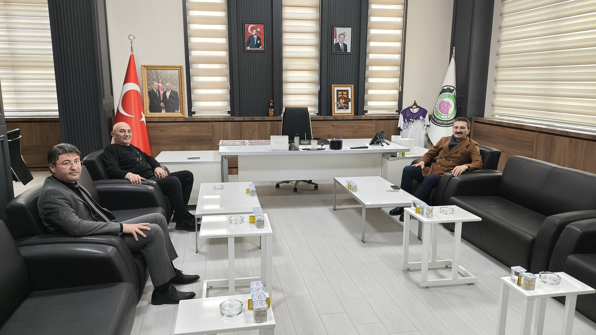 Isparta Ticaret Borsasından, ATB Başkanı Mühsürler’e Ziyaret