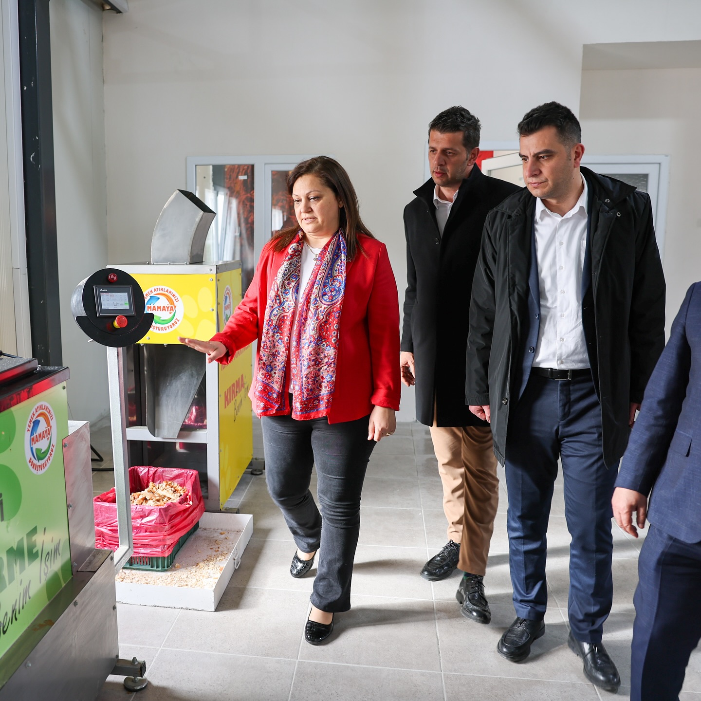 Başkan Köksal’dan Patiköy Mama Üretim Tesisine Ziyaret