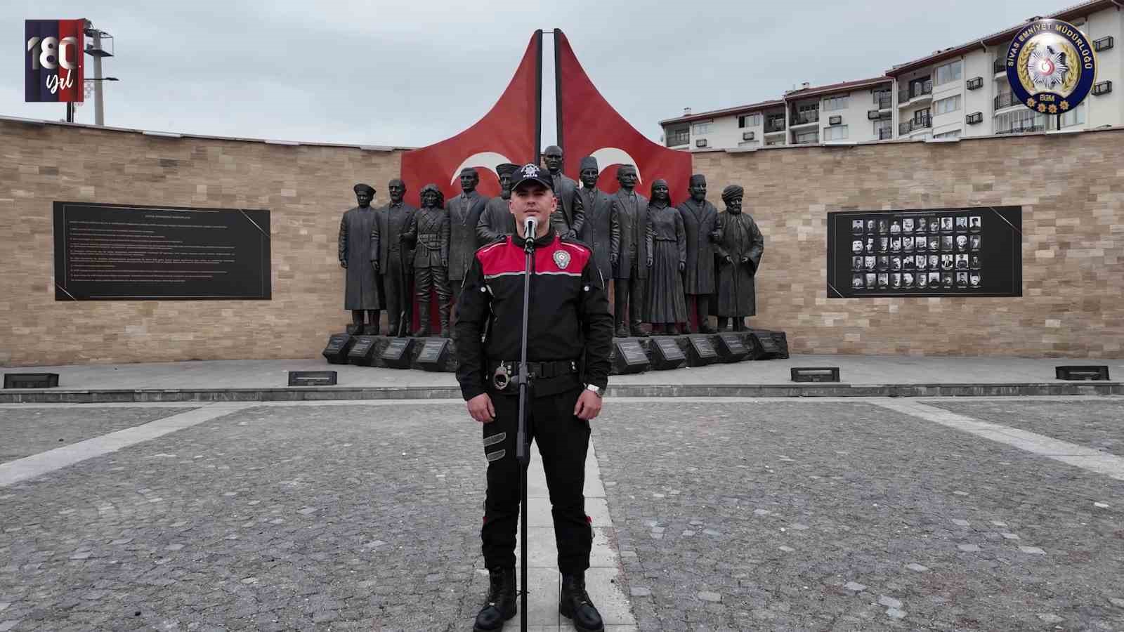 Sivas Emniyetinden Polis Haftası İçin Anlamlı Klip