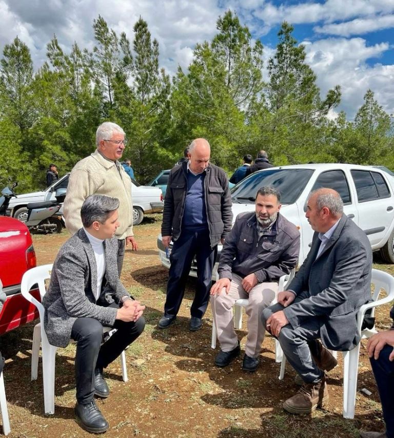 DAZKIRI BELEDİYE BAŞKANI YAĞMUR DUASINA KATILDI