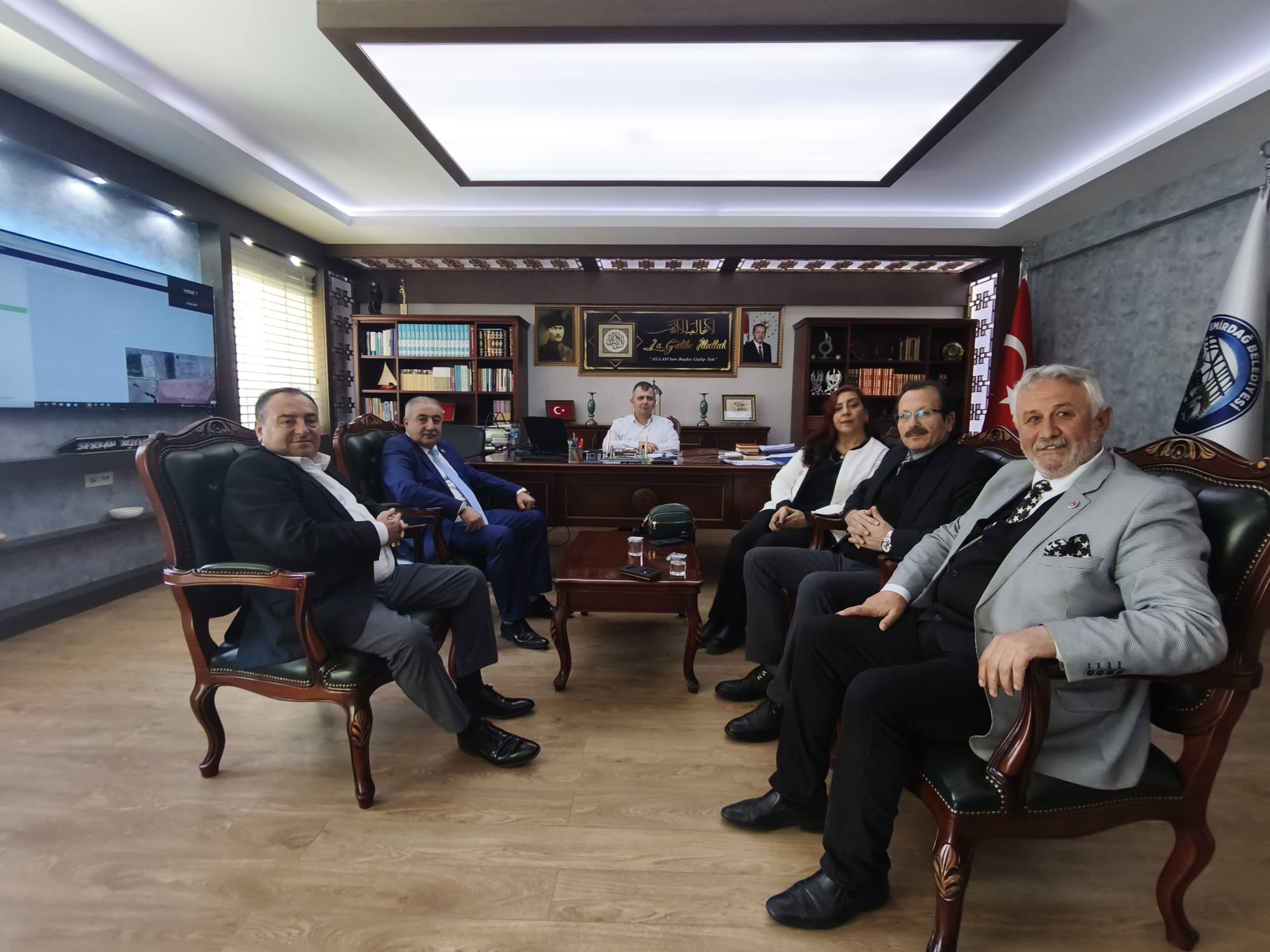 Gurbetçi Temsilcilerden Başkan Koyuncu’ ya Ziyaret