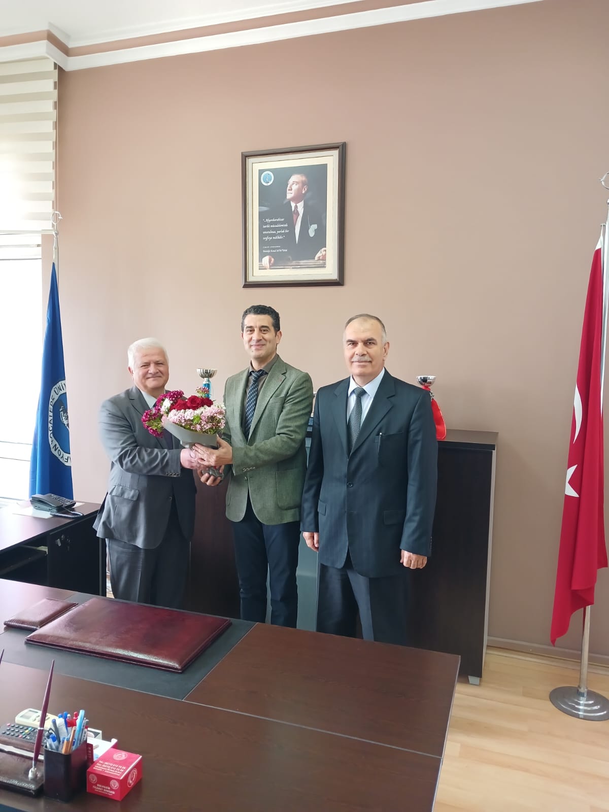 Bolvadin MYO’da Devir Teslim Töreni Düzenlendi
