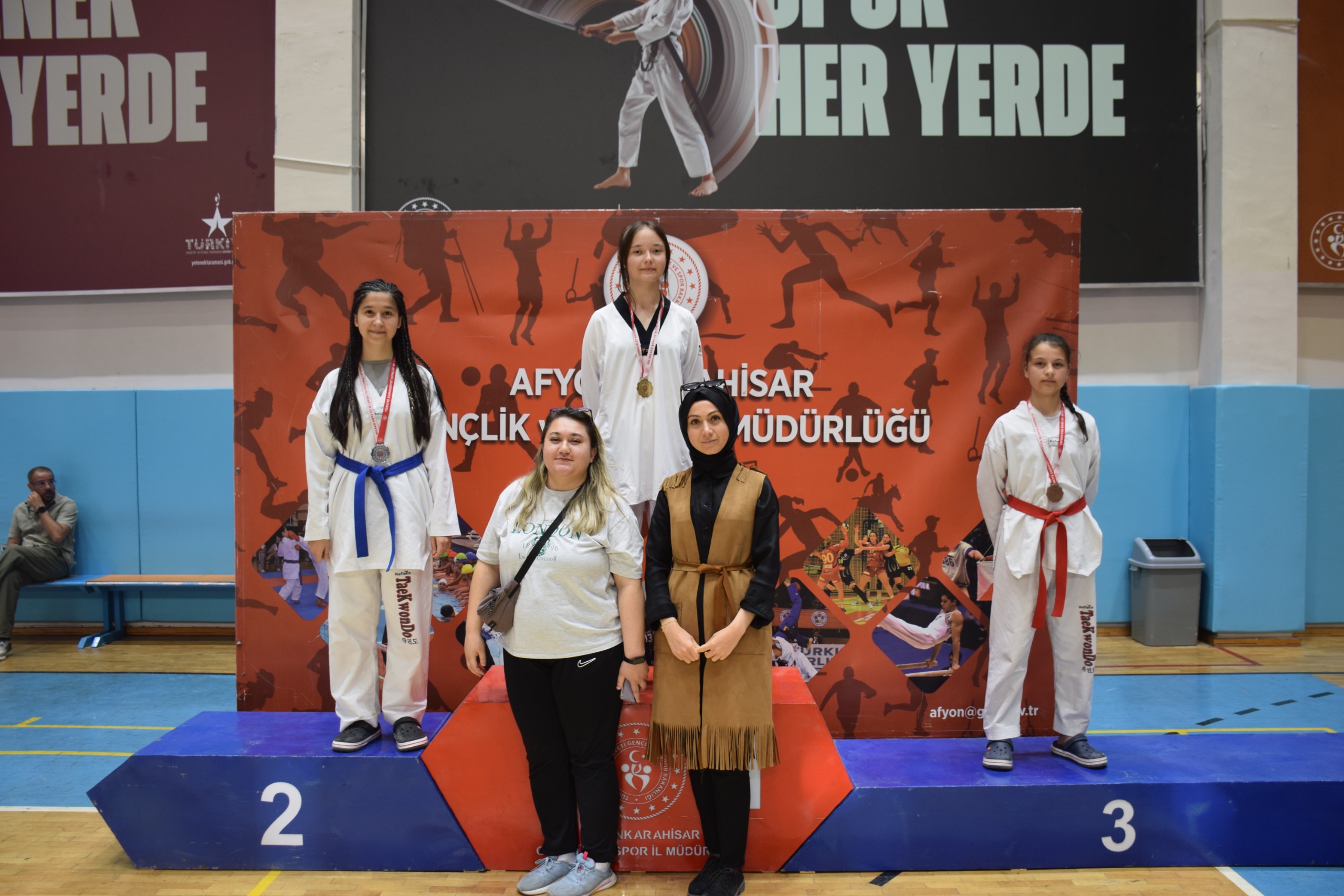 19 Mayıs Taekwondo Müsabakaları Tamamlandı: Afyonkarahisar’da Yıldız ve Genç Sporcular Madalya İçin Ter Döktü