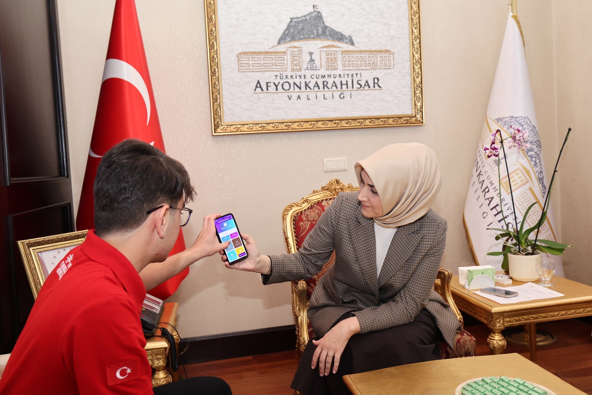 Vali Yiğitbaşı, Afyon’un Teknoloji Yıldızlarını Ağırladı
