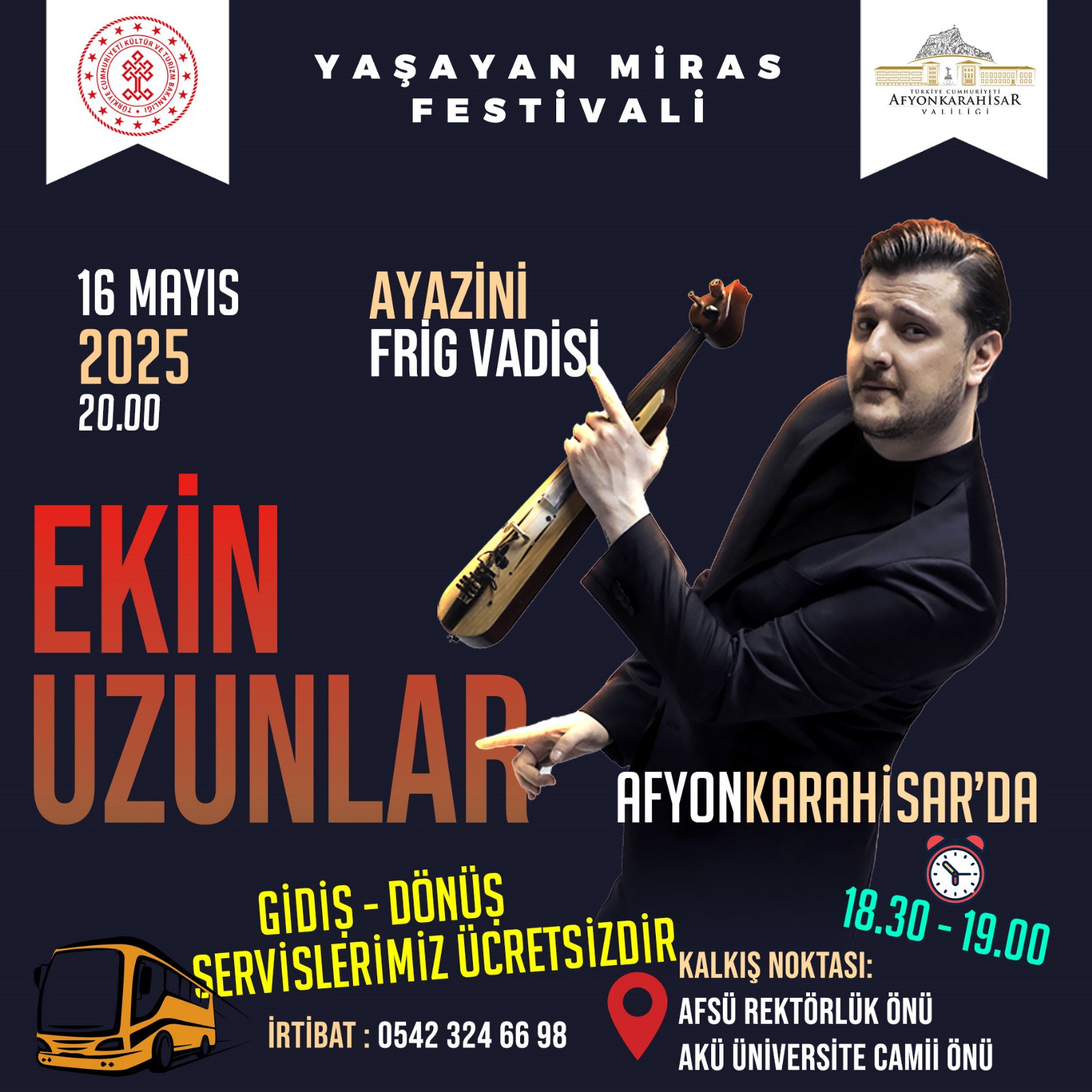AFYONKARAHİSAR'DA YAŞAYAN MİRAS FESTİVALİ İLE SANAT RÜZGÂRI ESECEK