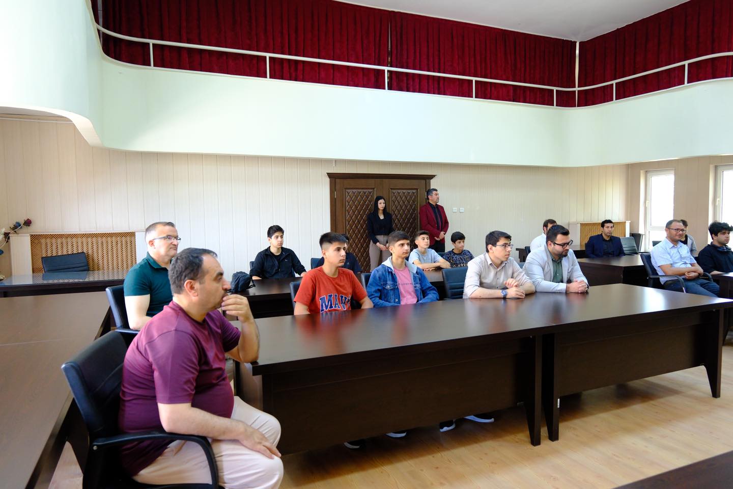Gaziantepli Öğrencilerden  Başkan Topçu’ya Ziyaret