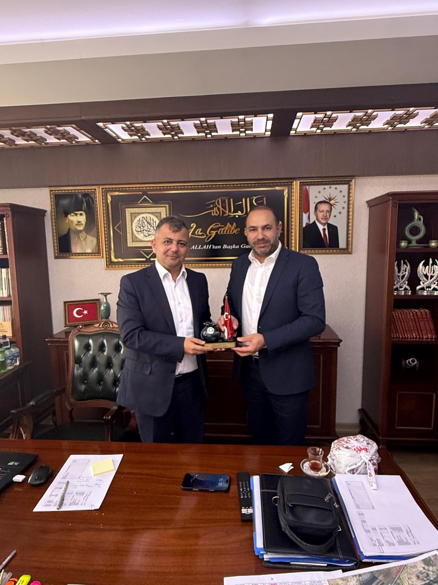Afyon Pancar Ekicileri Kooperatifi Yönetiminden Başkan Koyuncu'ya Ziyaret