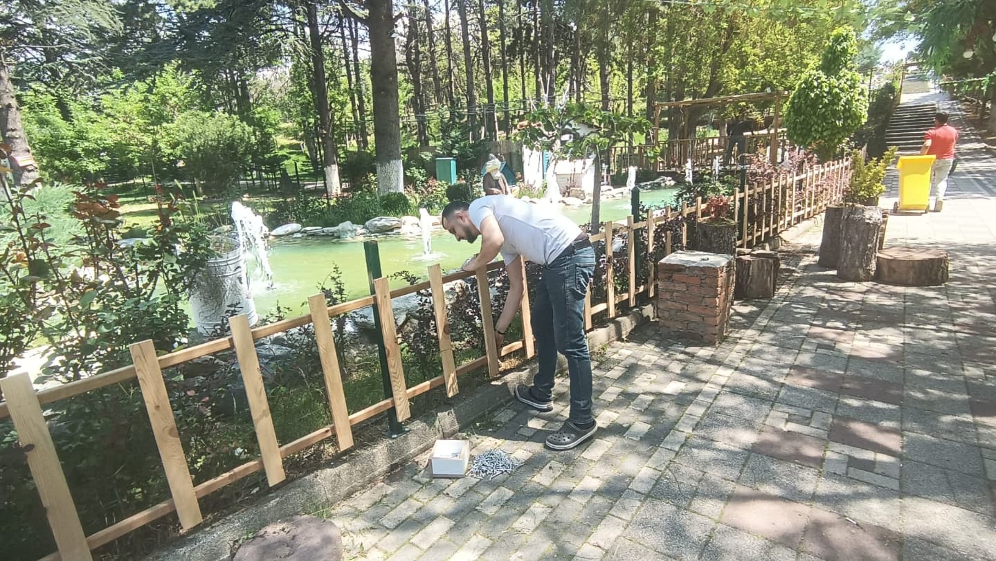 Bolvadin Horan Parkı Sezona Hazırlanıyor: Hem Sosyal Alan Hem de Kadın Girişimine Destek!
