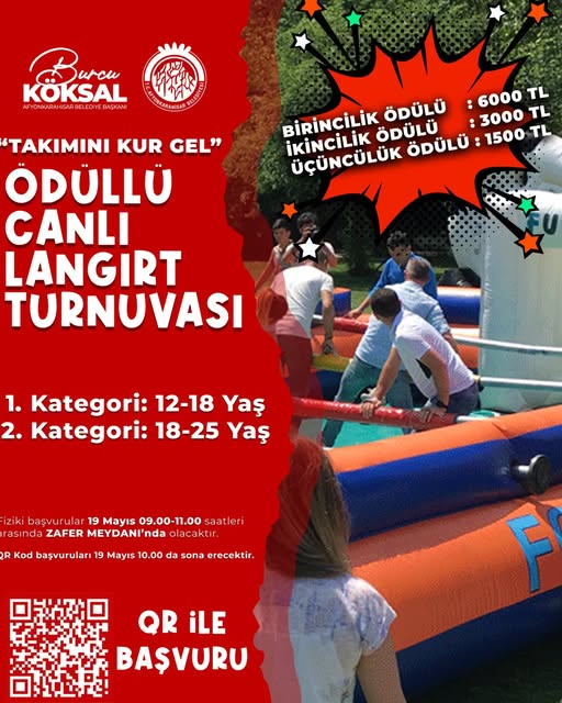 Afyonkarahisar'da Canlı Langırt Turnuvası Heyecanı Başlıyor!