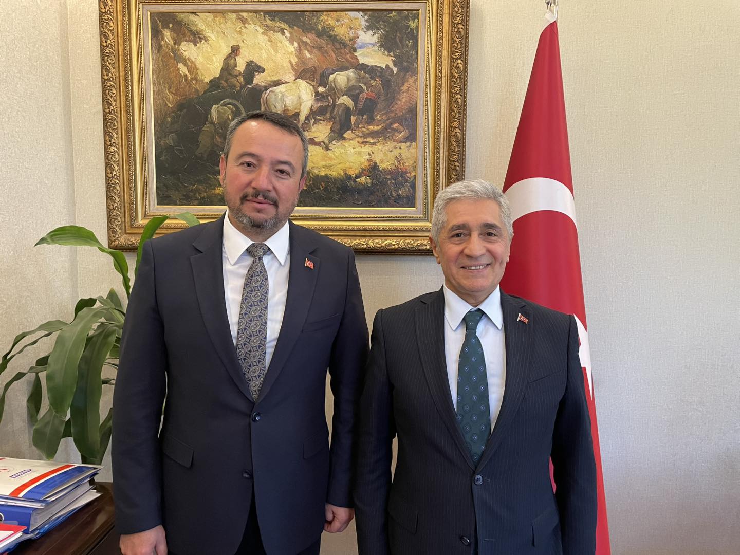Başkan Öztaş Ankara'da Önemli Ziyaretler Gerçekleştirdi