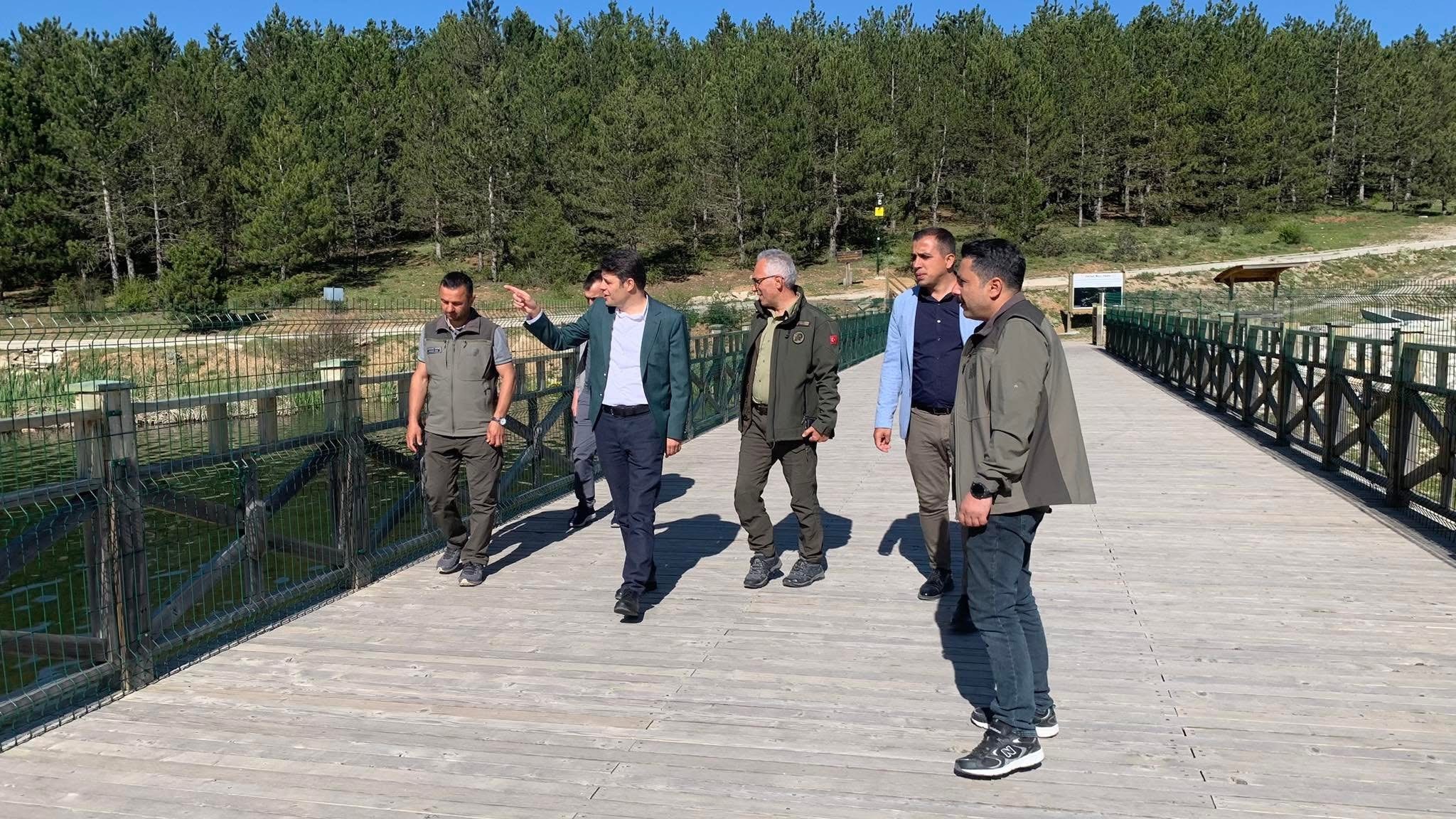 Kaymakam Çengel Akdağ Tabiat Parkı’nda inceleme yaptı