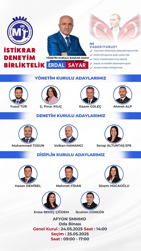 EFSANE BAŞKAN ERDAL SAYAR EKİBİNİ AÇIKLADI