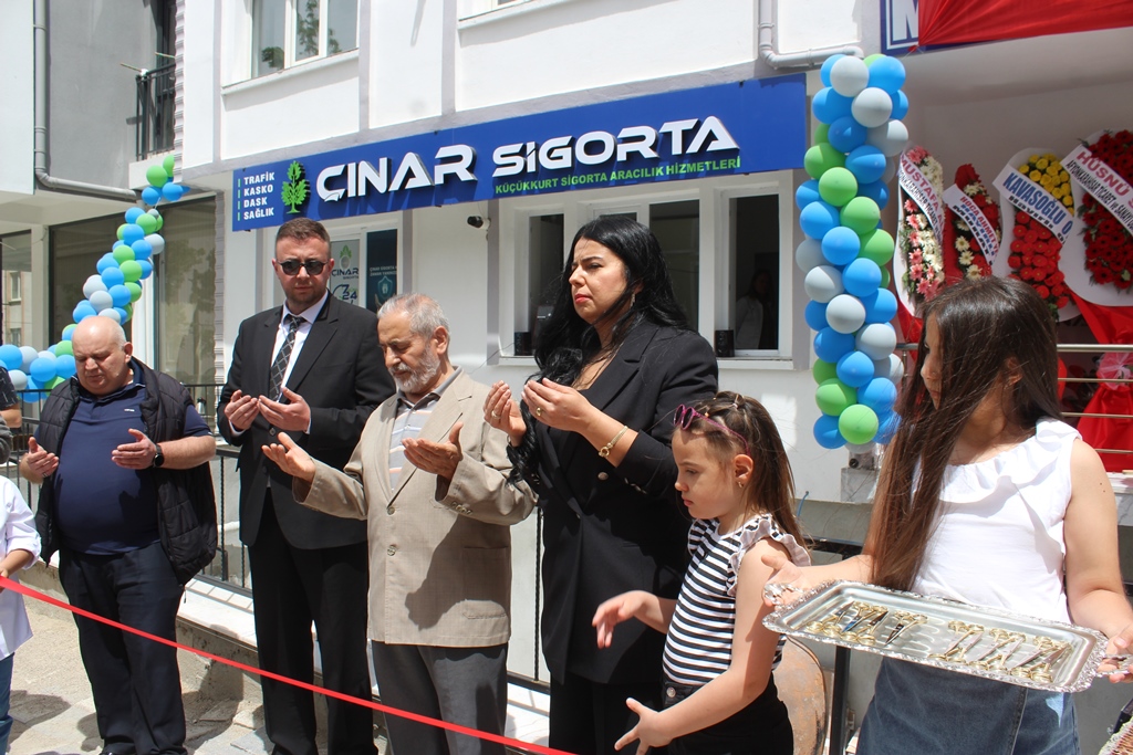 ÇINAR SİGORTA DUALARLA AÇILDI!