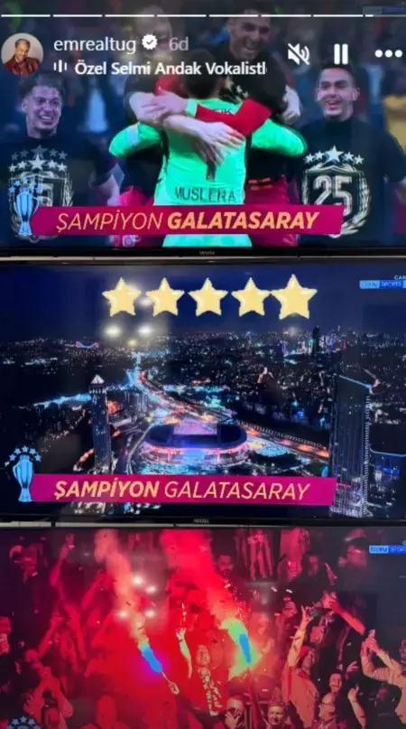 Ünlülerden Sarı-Kırmızılılara Tebrik Mesajları: “Bu Aşkın Tarifi Yok”