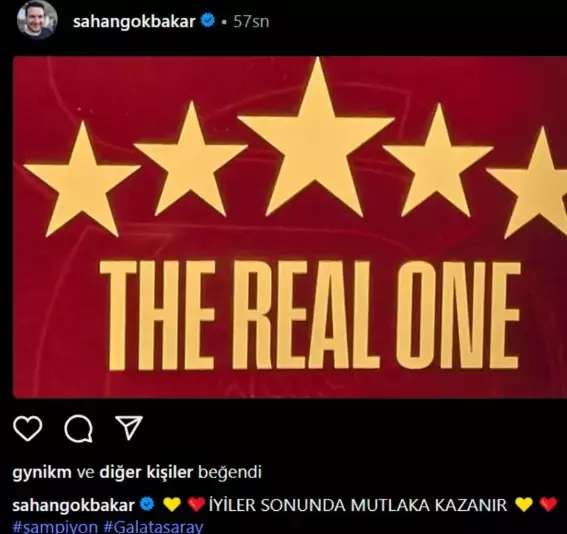 Ünlülerden Sarı-Kırmızılılara Tebrik Mesajları: “Bu Aşkın Tarifi Yok”