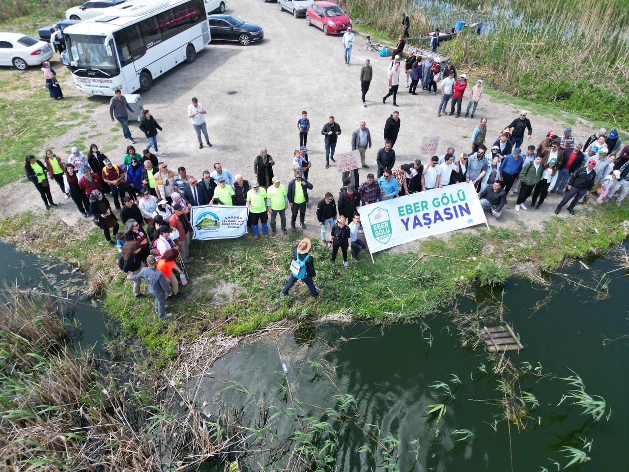 Eber Gölü İçin Yürüdüler: Sivil Toplum Kuruluşları Bir Araya Geldi