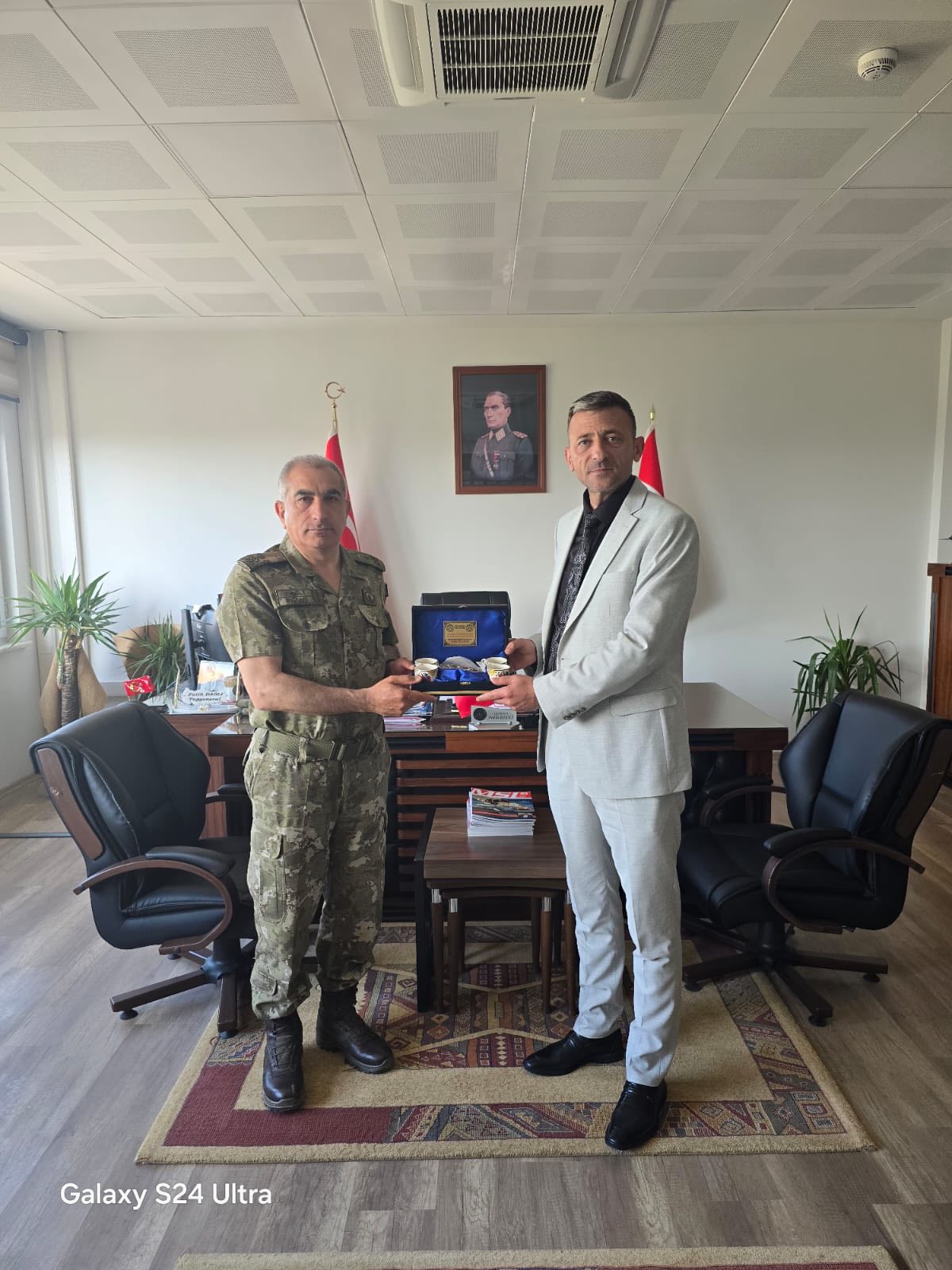 Başkan Tolga Yıldırım'dan Tuğgeneral Fatih Dağlı'ya Ziyaret