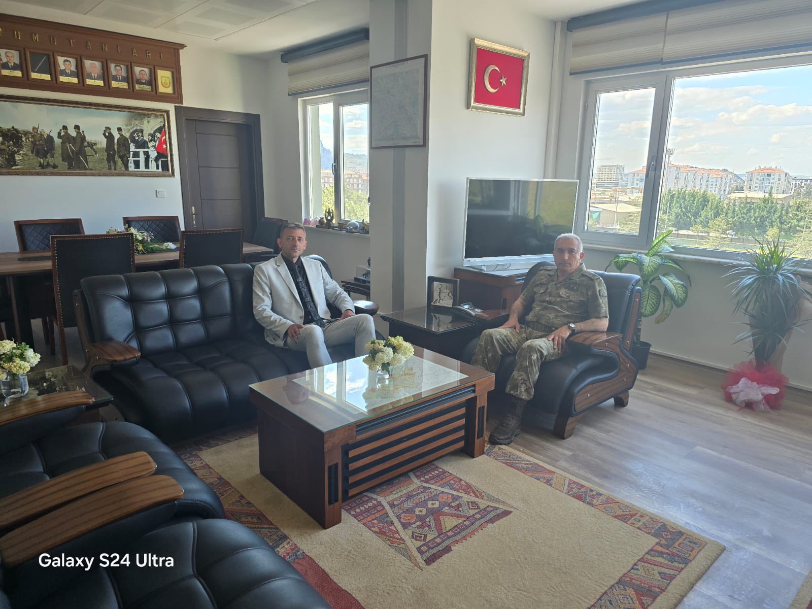 Başkan Tolga Yıldırım'dan Tuğgeneral Fatih Dağlı'ya Ziyaret