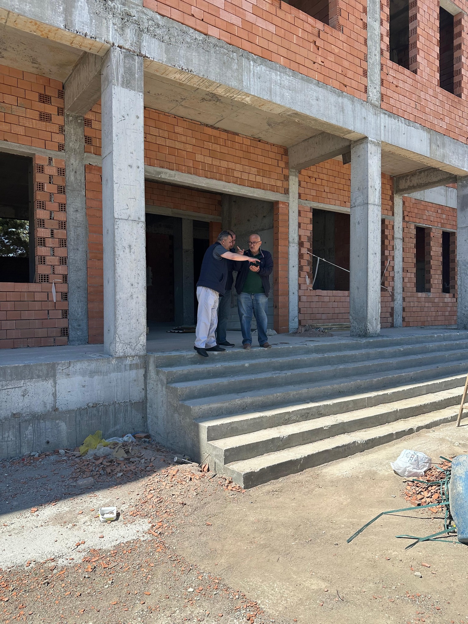 Başkan Koyuncu 'Proje İmam Hatip Lisesi' İnşaat Alanında İncelemelerde Bulundu