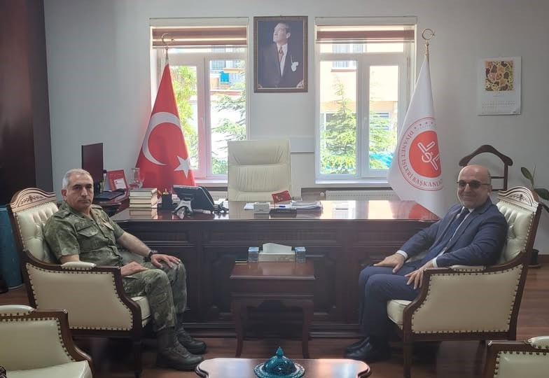 Tuğgeneral Fatih Dağlı’dan Müftü İmamoğlu’na Nezaket Ziyareti