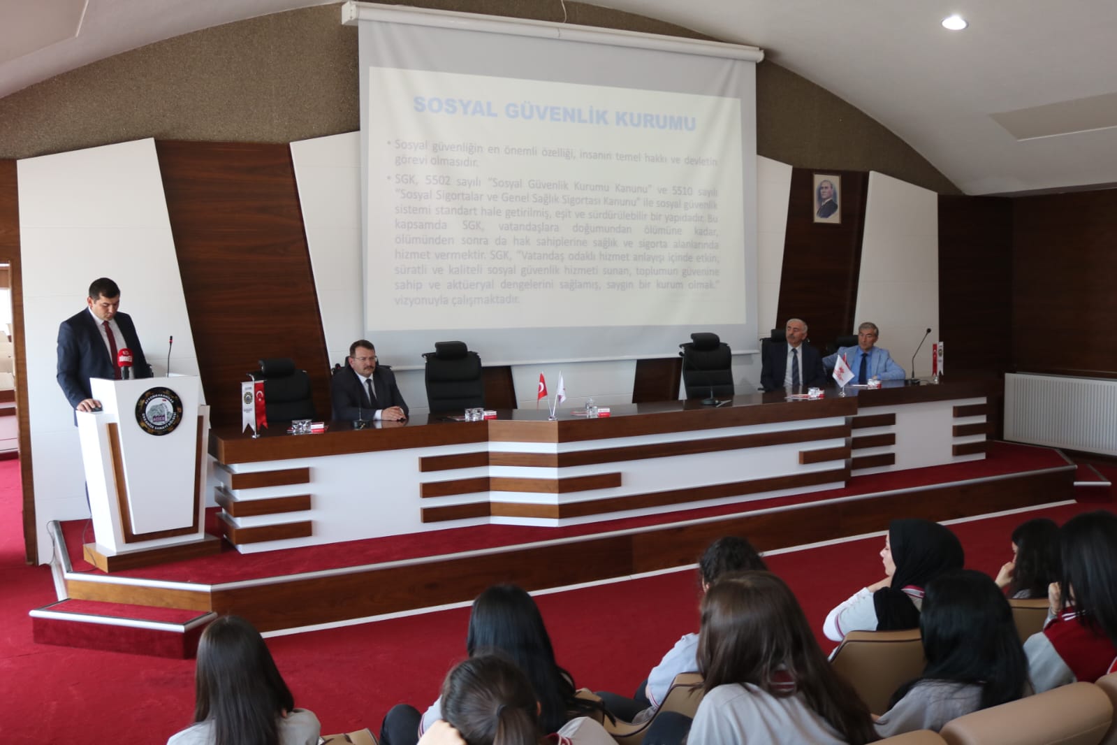 SGK İL MÜDÜRÜ FİDAN, RSP ÖĞRENCİLERİYLE BULUŞTU