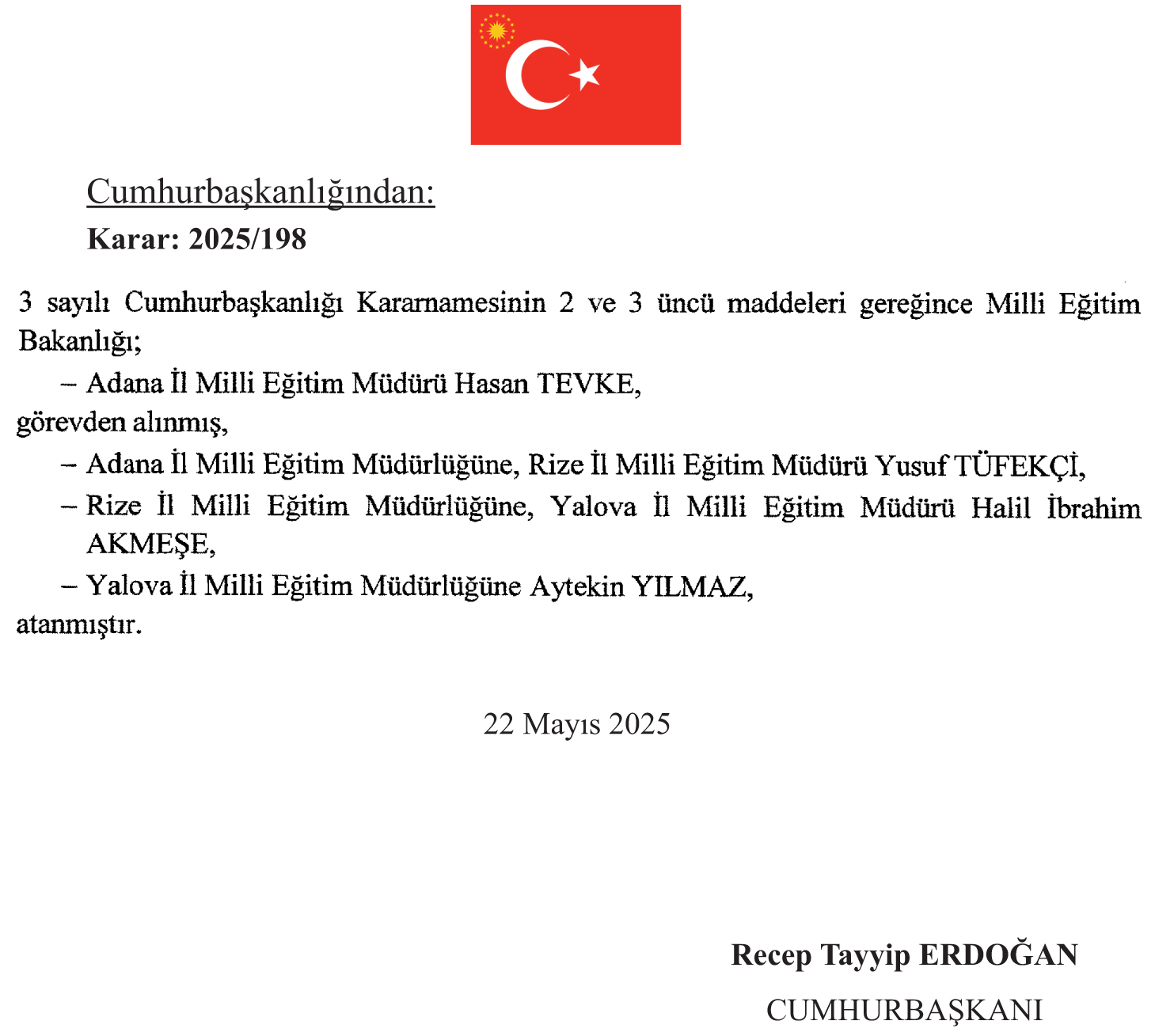 Milli Eğitim'de Büyük Değişim: 14 İlde Milli Eğitim Müdürü Değişti