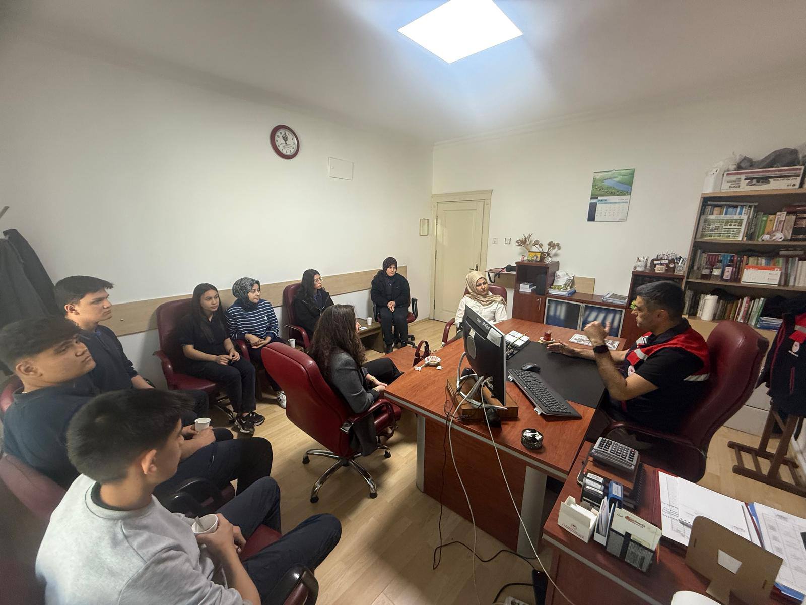 Lise Öğrencilerinden İl Tarım ve Orman Müdürlüğüne Ziyaret