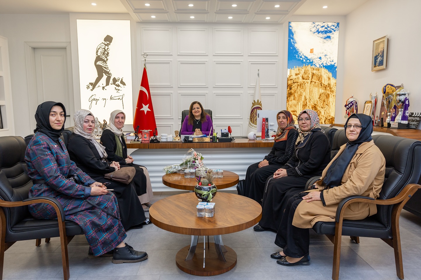 Saadet Partisi Kadın Kolları’ndan Başkan Köksal'a Ziyaret