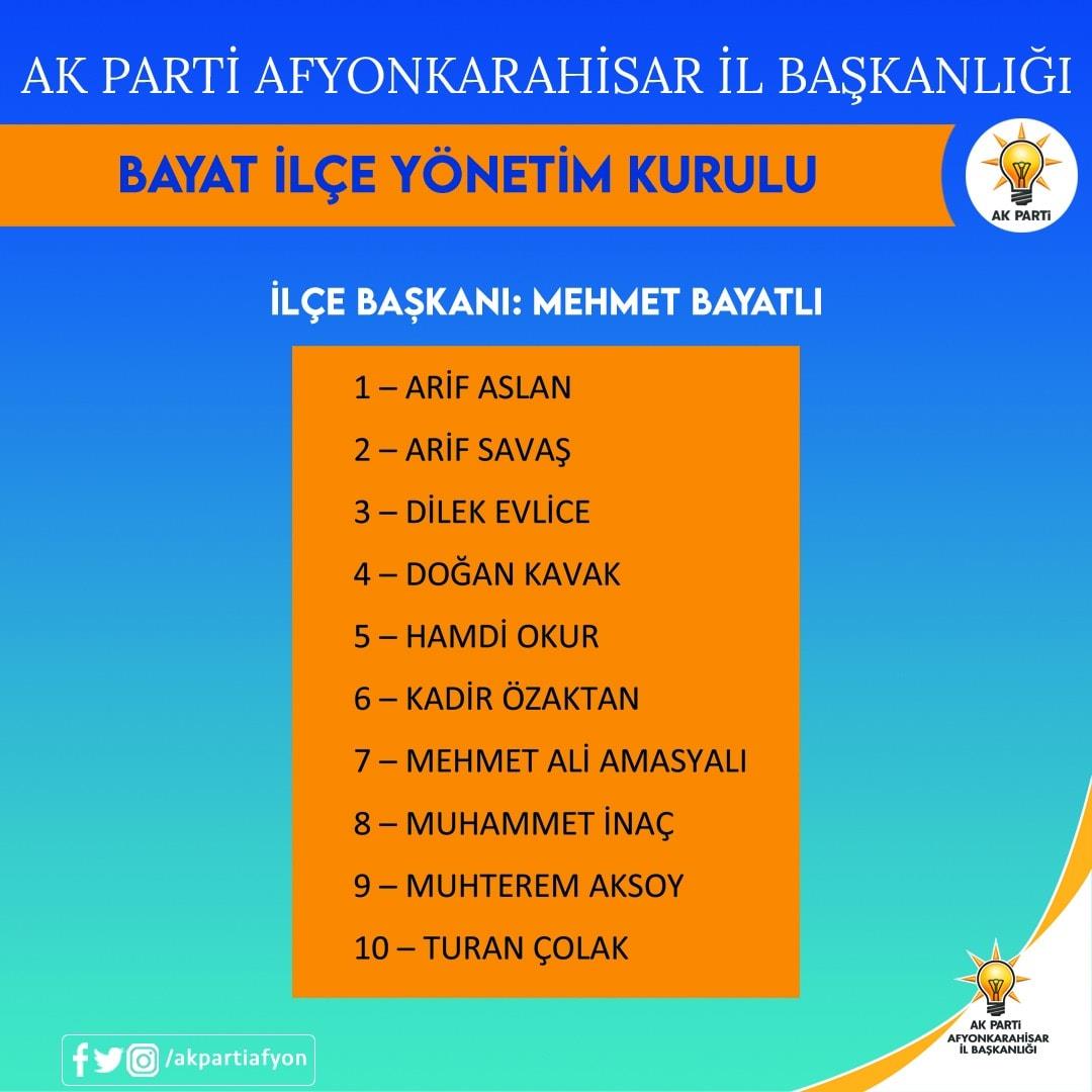 AK PARTİ’DE 7 İLÇENİN YÖNETİM KURULU BELLİ OLDU