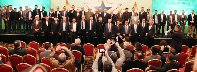 YILDIZ MADENCİLER ÖDÜLLERİNİ ALDI